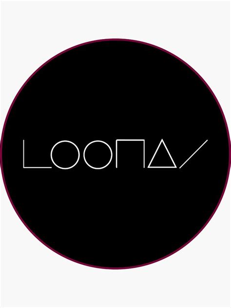 loona stickers|loona logo stickers.